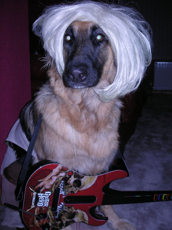 gsd with a guitar